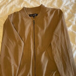 Blu Pepper Tan Bomber Jacket